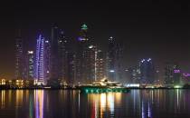 Дубай. Ночная панорама